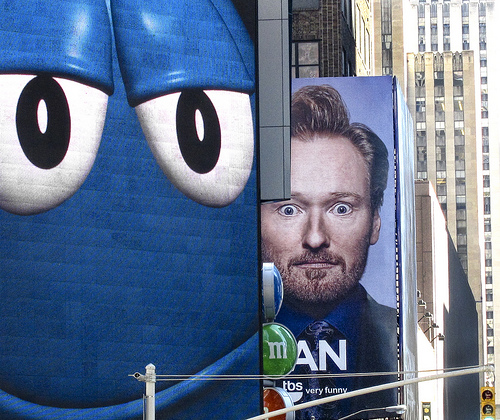 Conan and The Blue M&M