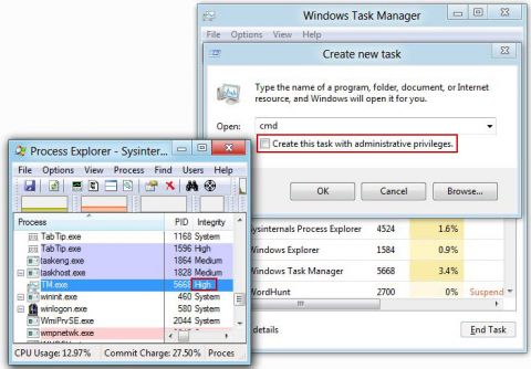 Task manager Windows 8