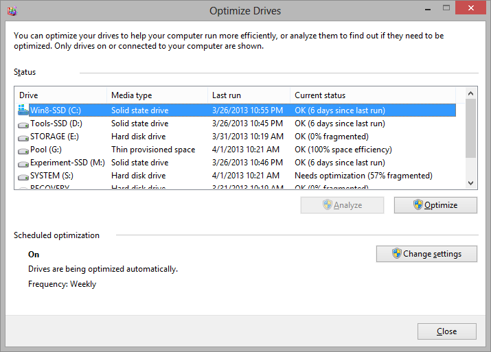 Why Windows 10 8 1 And 8 Defragment Your Ssd And How You Can Avoid This Vadim Sterkin