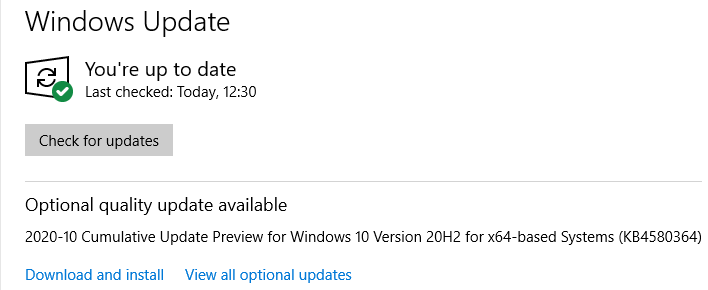 Обновления Windows 10