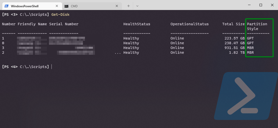Get disk. Get disk